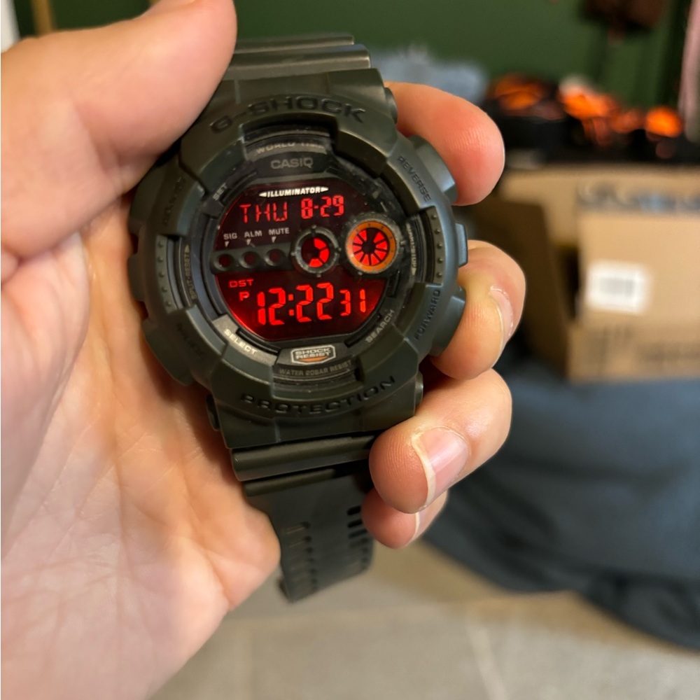 Casio G-Shock in Army Green